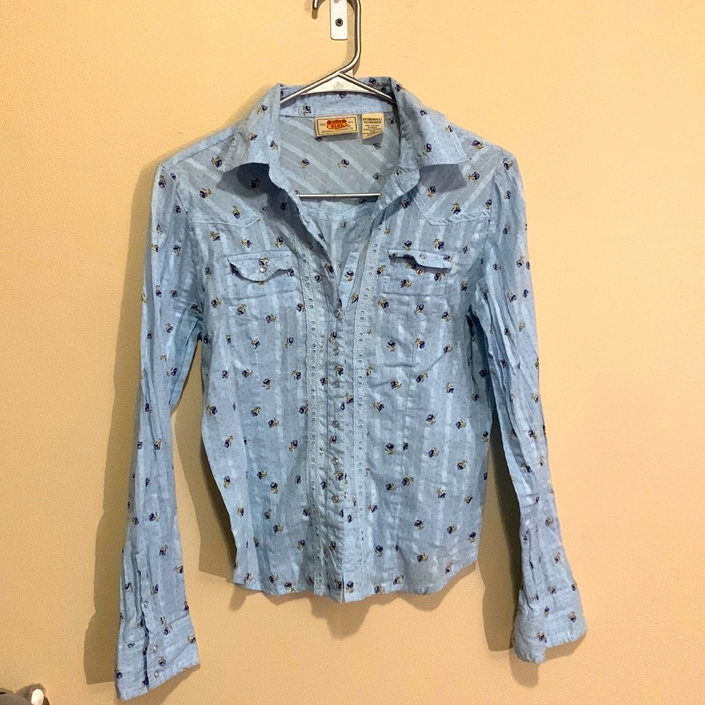 Pearl snap shirt